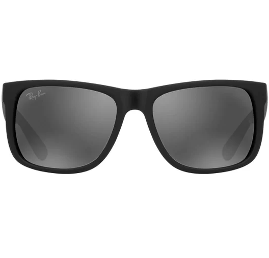 Shop Visual - Óculos de Sol Ray Ban Justin Preto Lente Cinza Espelhada Com  Proteção Ultravioleta RB4165L